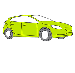 green car zooma