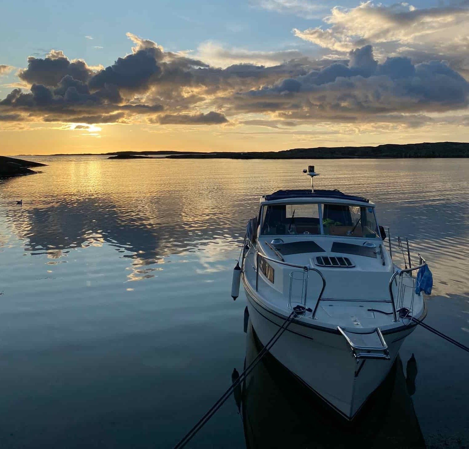 A boat on the water