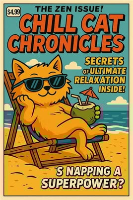Cat comic serie
