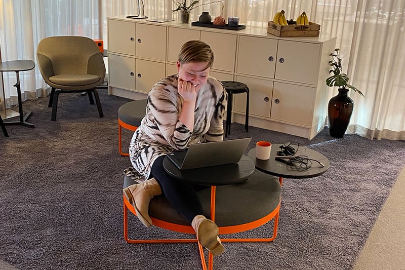 Charlotte-in-the-office