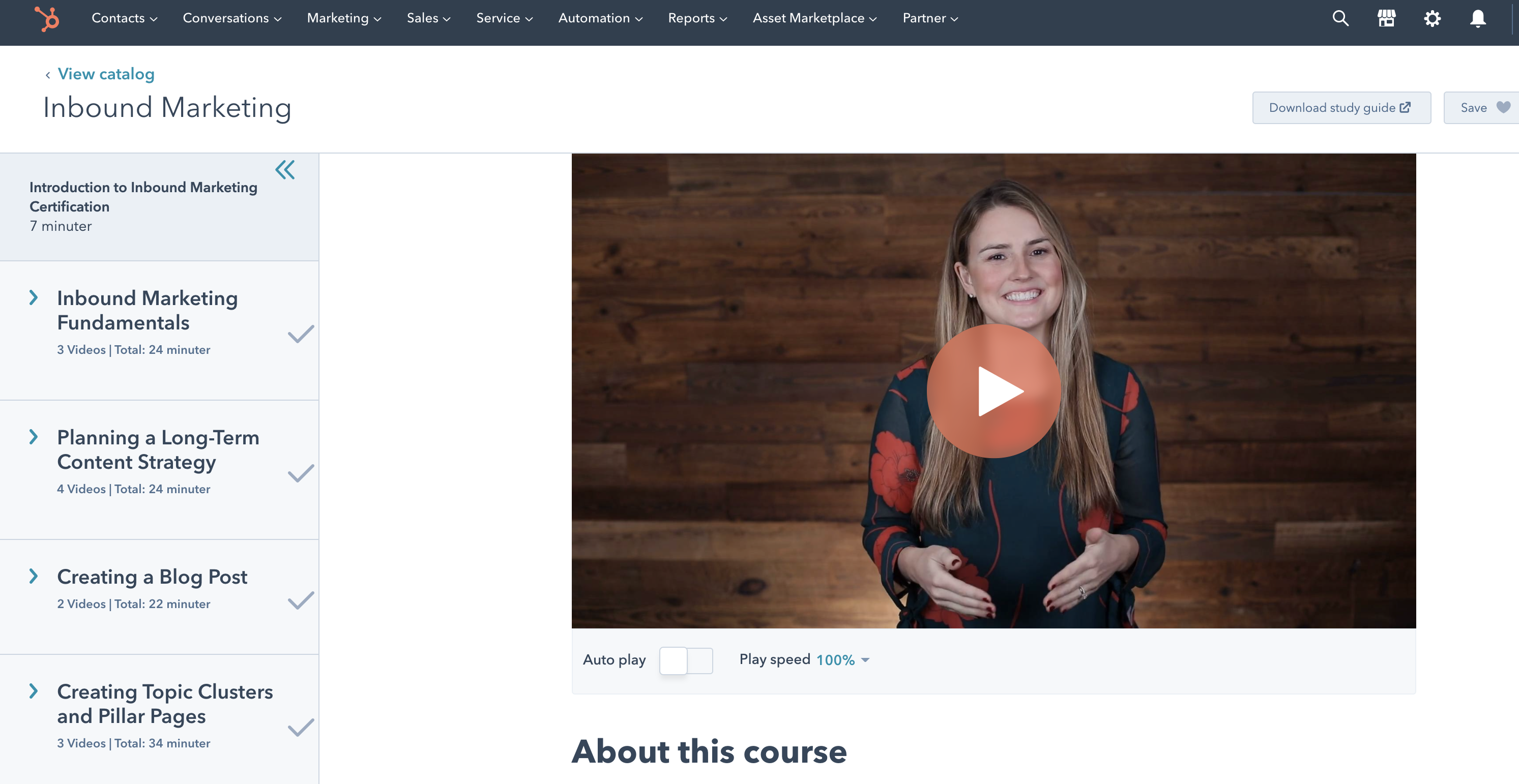 Inbound marketing course 092020