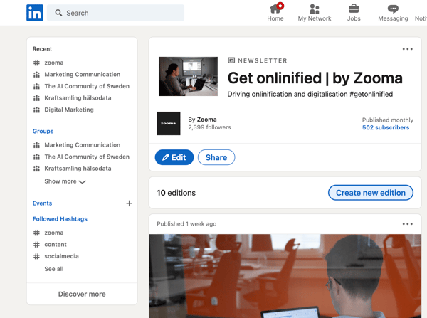 LinkedIn-Create-a-newsletter-edition