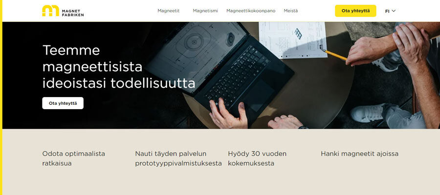 Magnetfabriken-FI-startpage