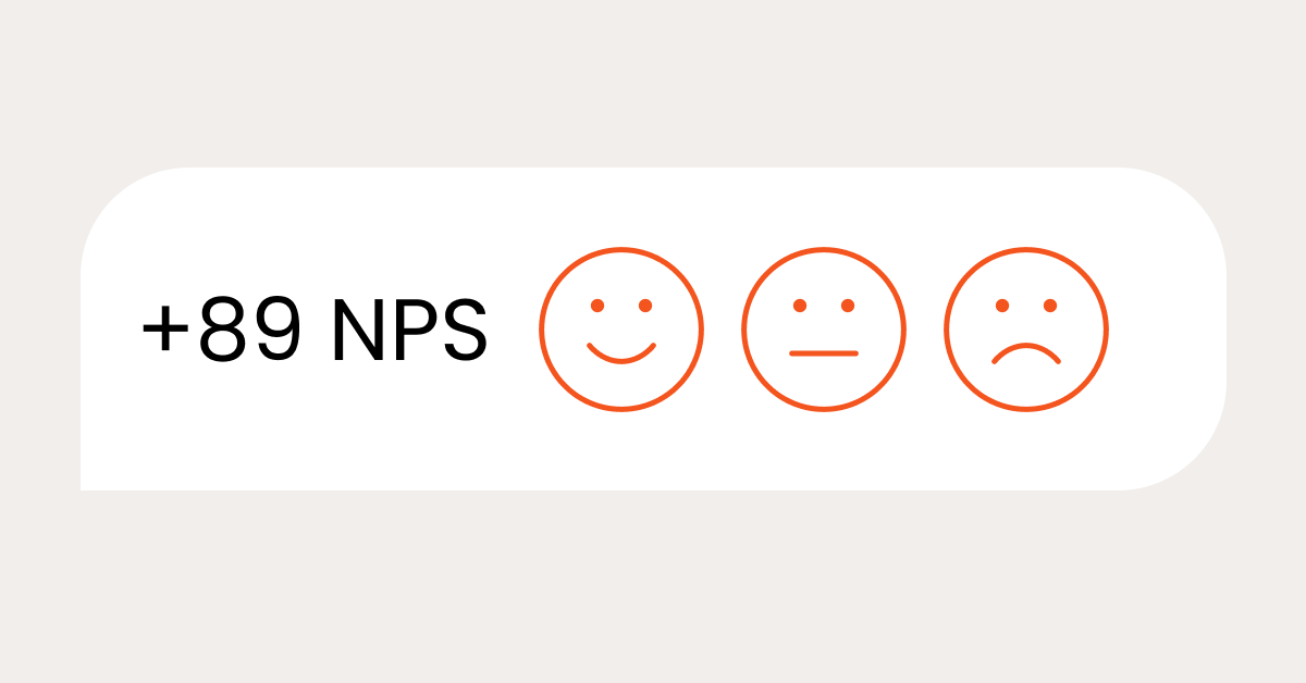 Our highest NPS yet, thanks to our customers