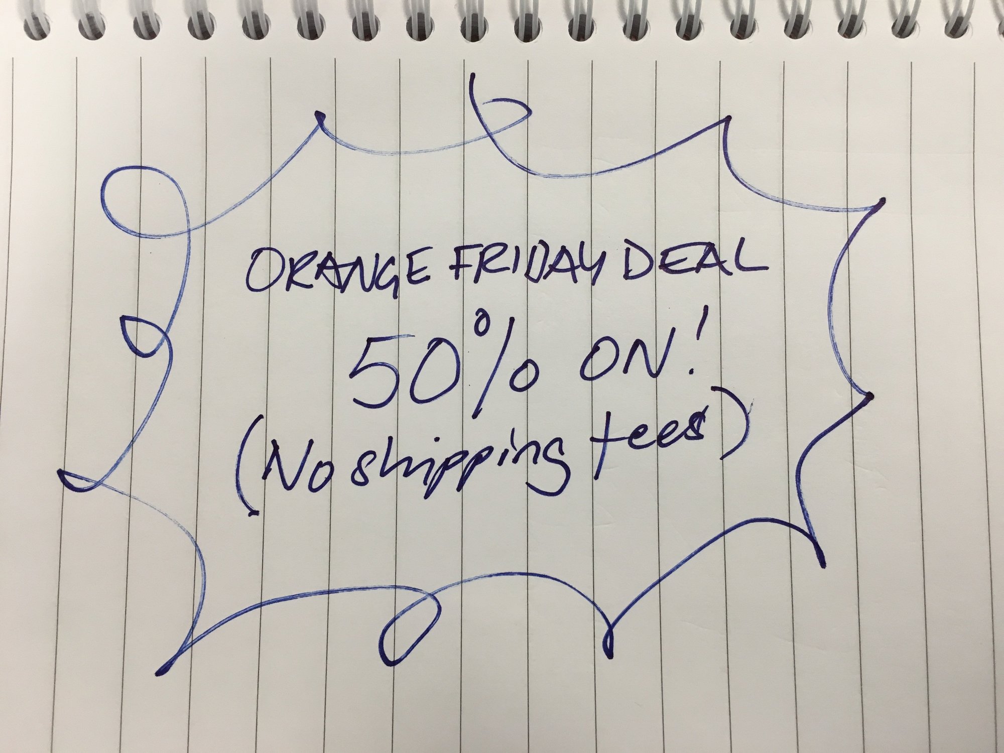 Orange Friday is the new Black Friday!