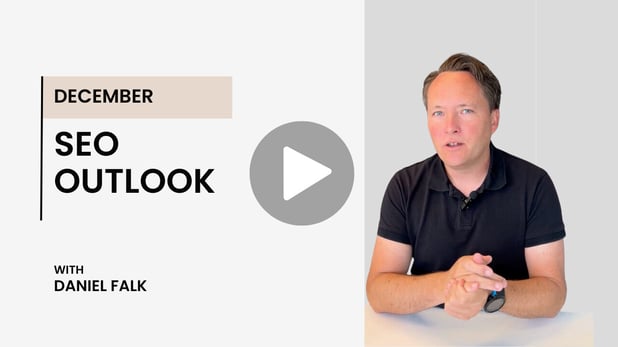 SEO outlook December video teaser