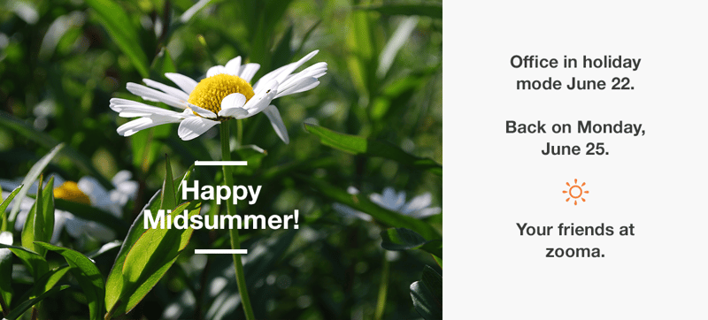 Wish you a happy Midsummer!