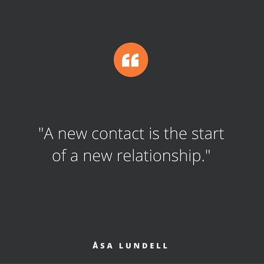 Quote of the week, by Åsa Lundell