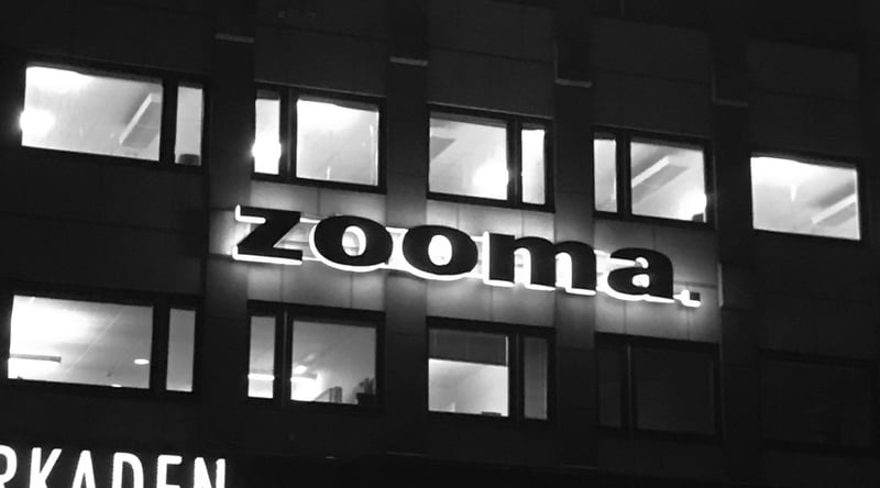 Why has Zooma created a corporate site?