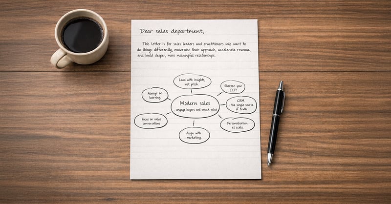 A letter to your sales department