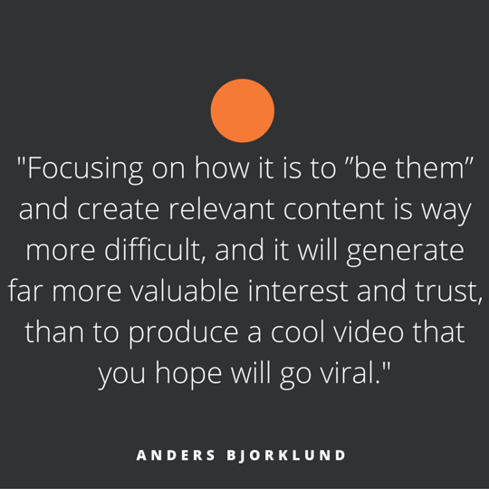 Quote of the week February 2016, by Anders Bjorklund