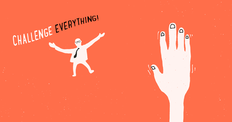 How to challenge without failing