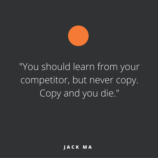 Quote of the week December 2016, by Jack Ma