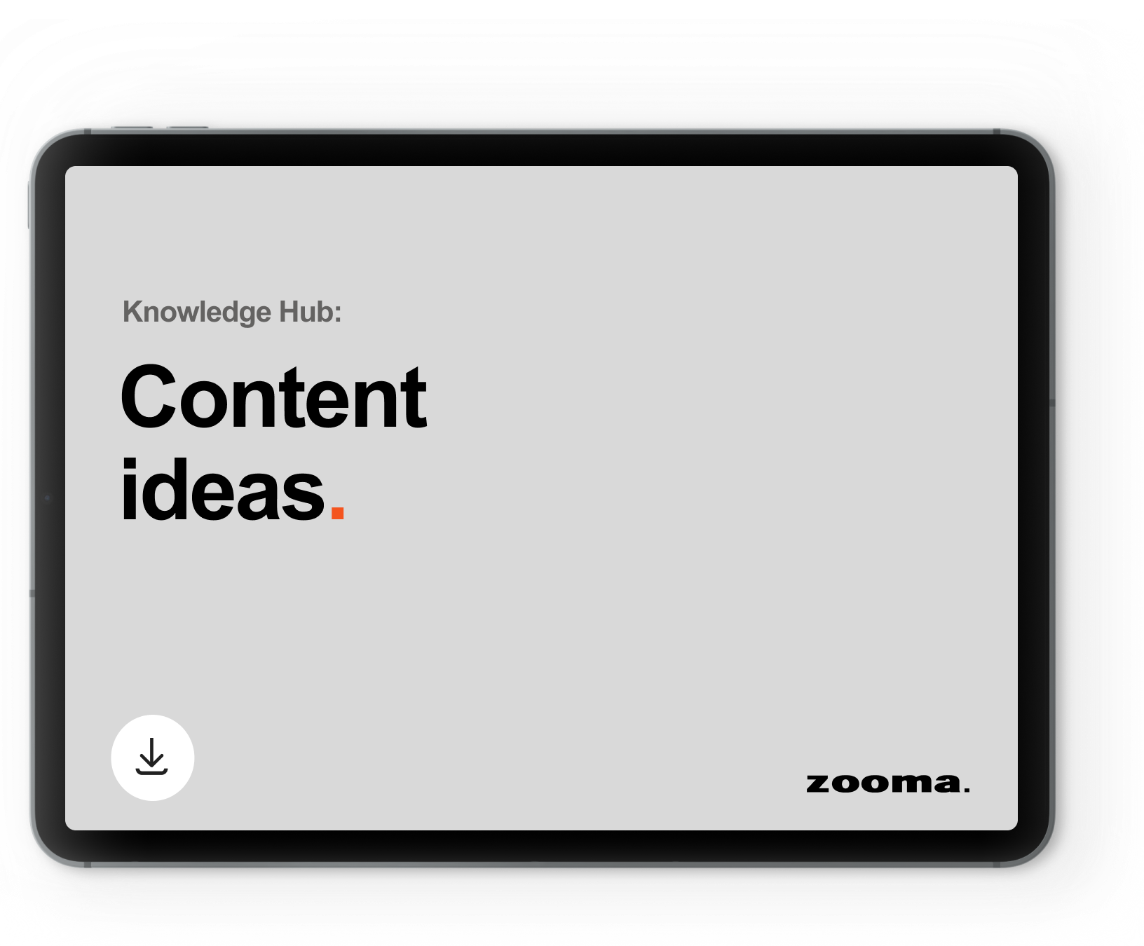 Zooma-Content-ideas